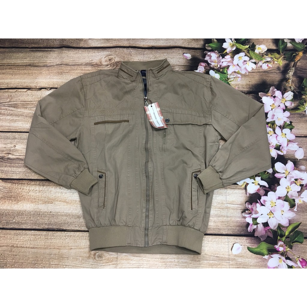 Áo khoác kaki trung niên cao cấp nhiều màu