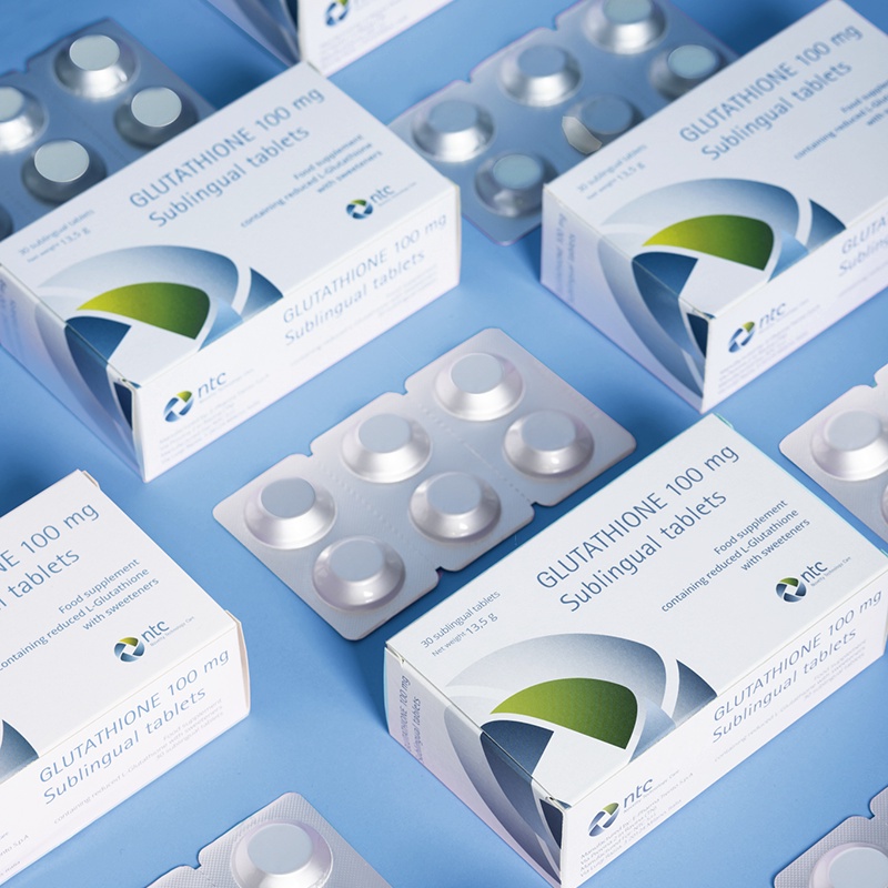 Ngậm trắng da NTC Glutathione Subilingual Tablets 100mg