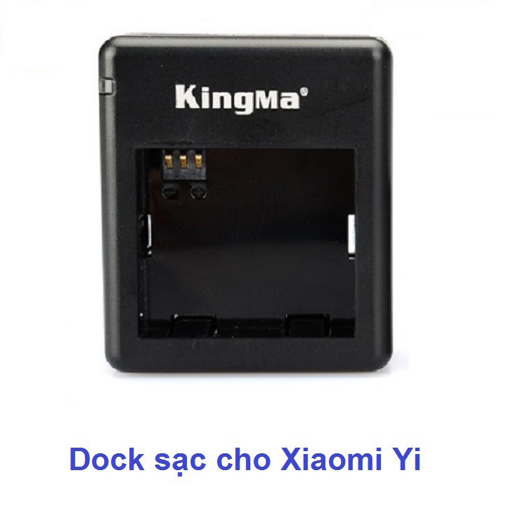 Dock sạc đôi cho camera hành trình xiaomi yi, dock sạc camera hành động xiaomi, dock sạc camera xiaomi