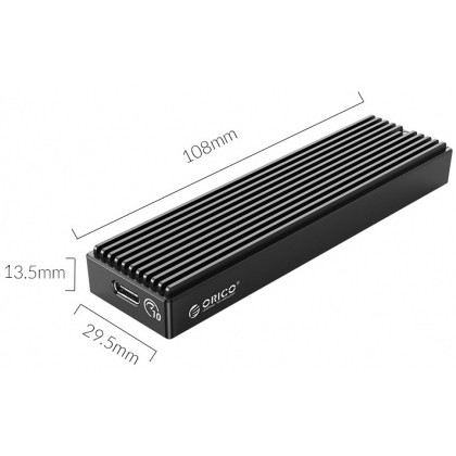 Hộp ổ cứng SSD ORICO NVME M.2 M2PV-C3-BK