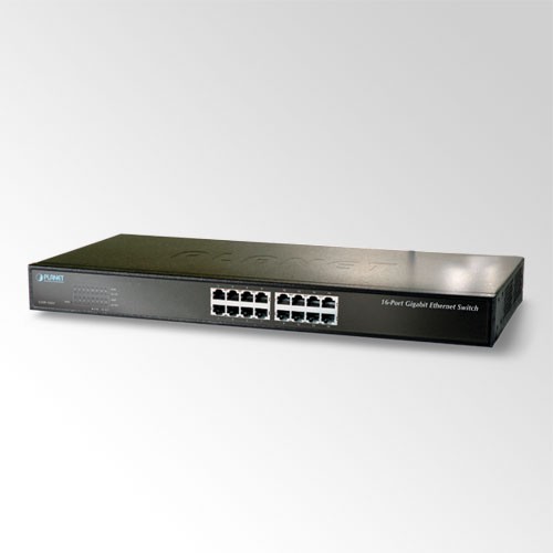 Thiết Bị Chia Cổng Mạng Planet GSW-1601, Gigabit Ethernet Switch 16-Port 10/100/1000Mbps