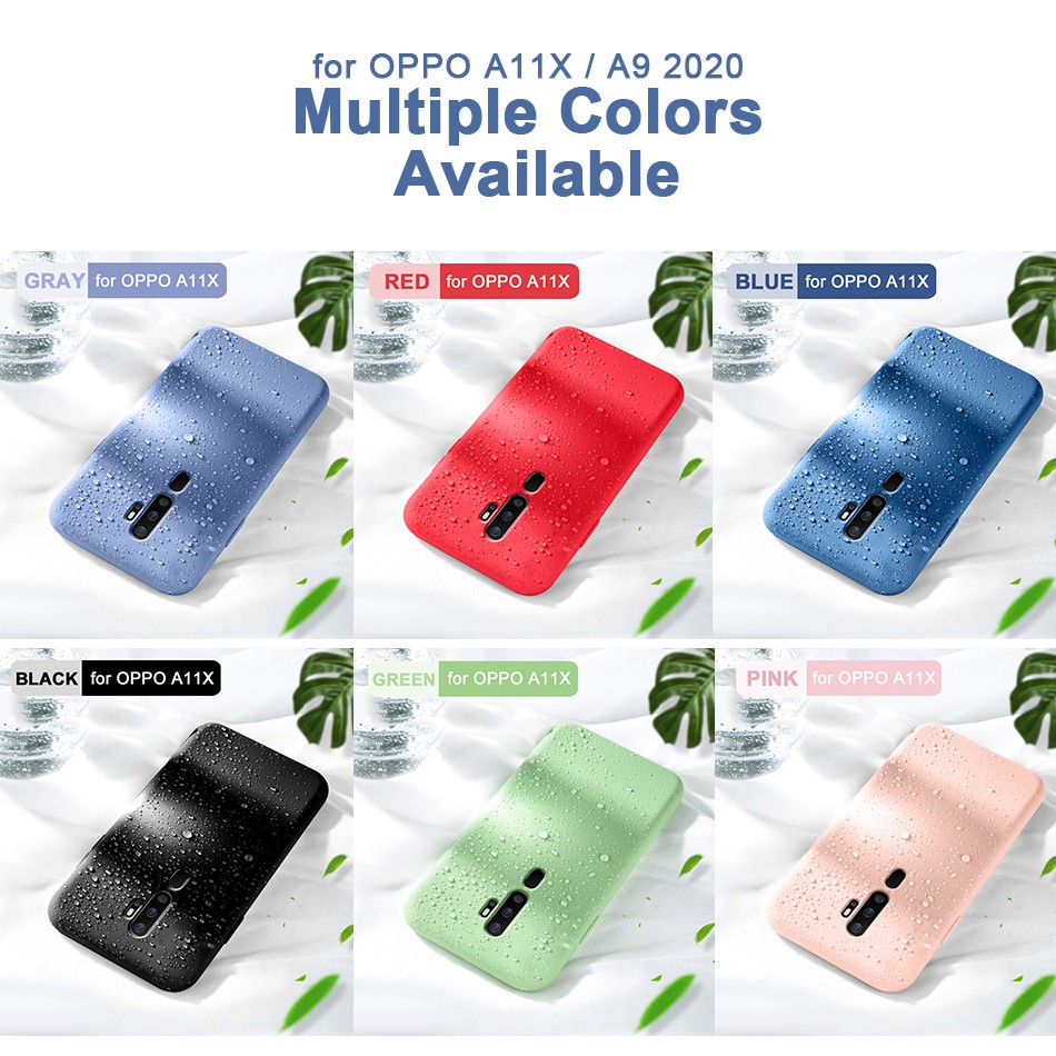 Ốp điện thoại silicone chống sốc màu trơn cho điện thoại Oppo A5 A9 2020 Realme 3 5 Pro X XT | BigBuy360 - bigbuy360.vn