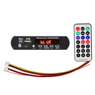 Mô Đun Bảng Mạch Giải Mã Không Dây Bluetooth 5.0 Usb Radio Tf Cho Xe Hơi 12V Mp3 Wma