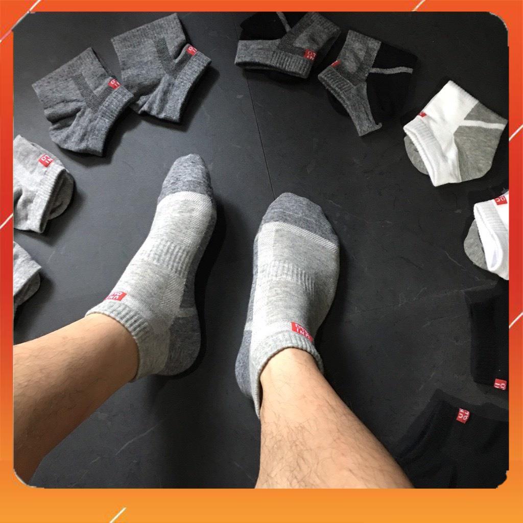 Set 10 đôi tất nam cổ cao UNI hàng xuất Nhật cao cấp nhiều màu