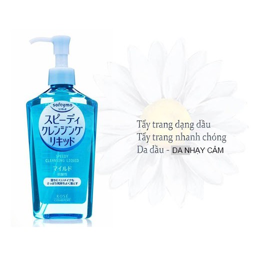 Dầu tẩy trang Kose Softymo Cleansing Nhật Bản - HÀNG NỘI ĐỊA NHẬT