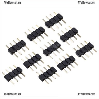 10 đầu nối 4 chấu cho dây đèn led rgb 3528 5050 smd