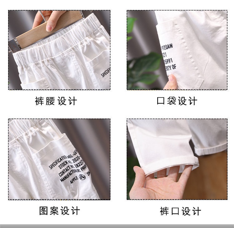 Quần Short Cotton Mỏng Thời Trang Mùa Hè Cho Bé Trai