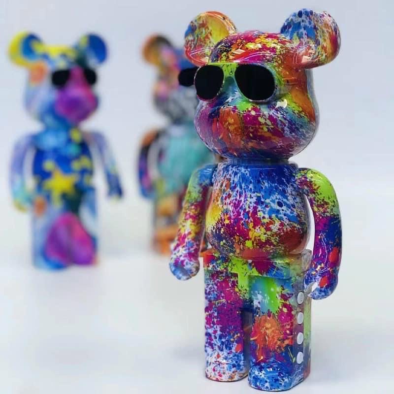 Loa Gấu Bluetooth Bearbrick KAWS B5 Plus - Loa không dây Mini Decor Để Bàn Trang Trí Sang trọng