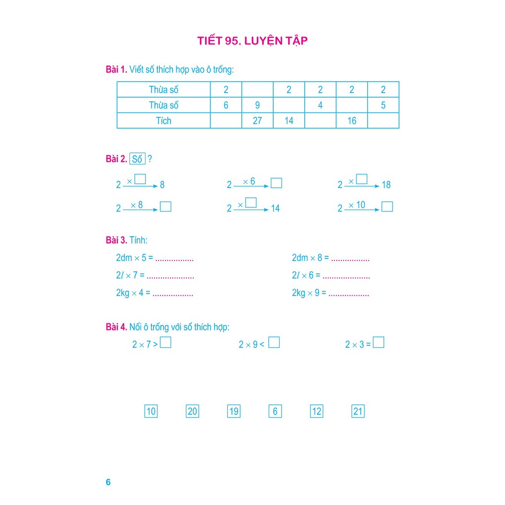 Sách: Vở Bài Tập Toán Nâng Cao Lớp 2 Quyển 2