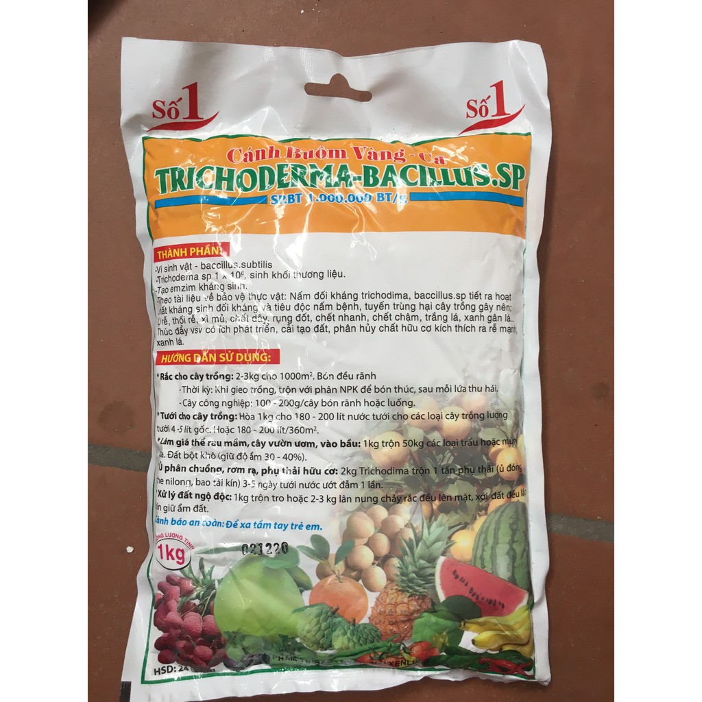 Nấm đối kháng Trichoderma, ủ phân hữu cơ gói 1kg