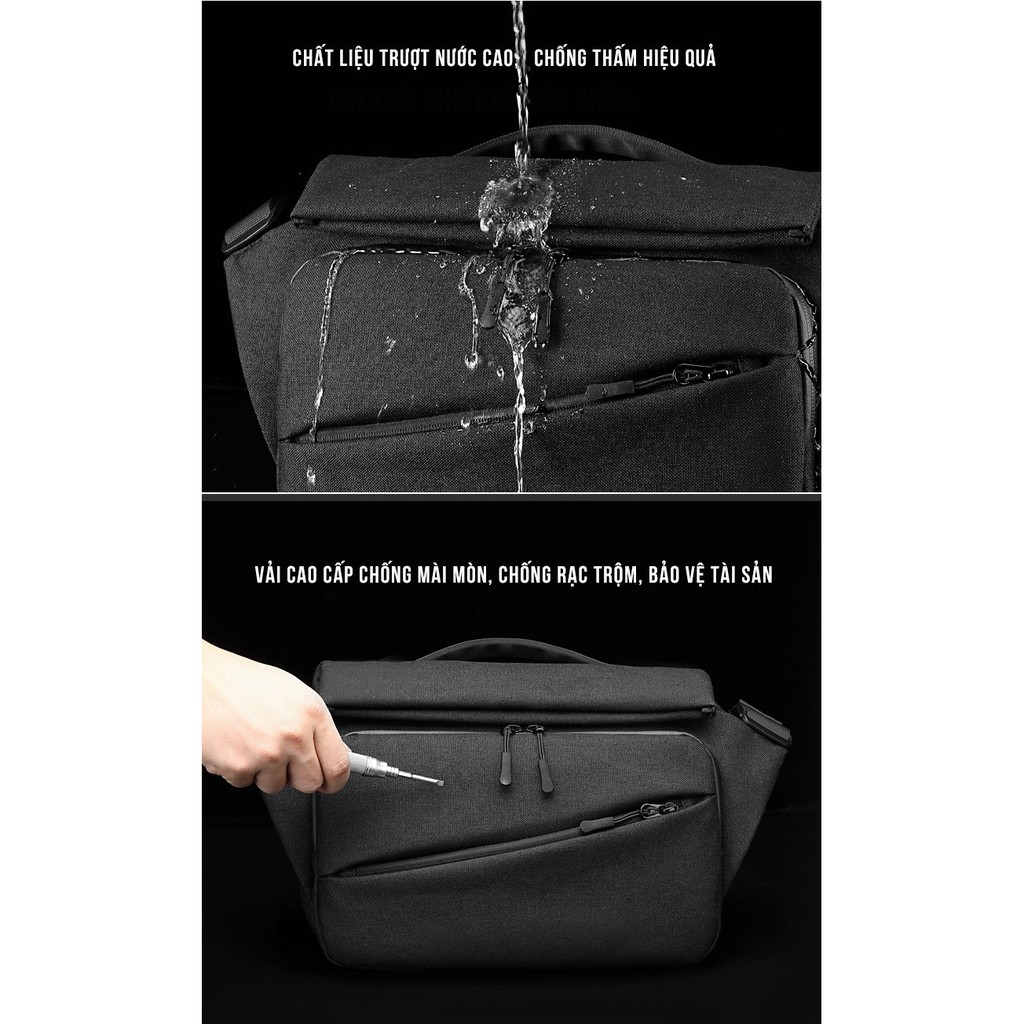 ZÓNG® Túi Đeo Chéo/ Đeo Hông iPad OZUKO 9349