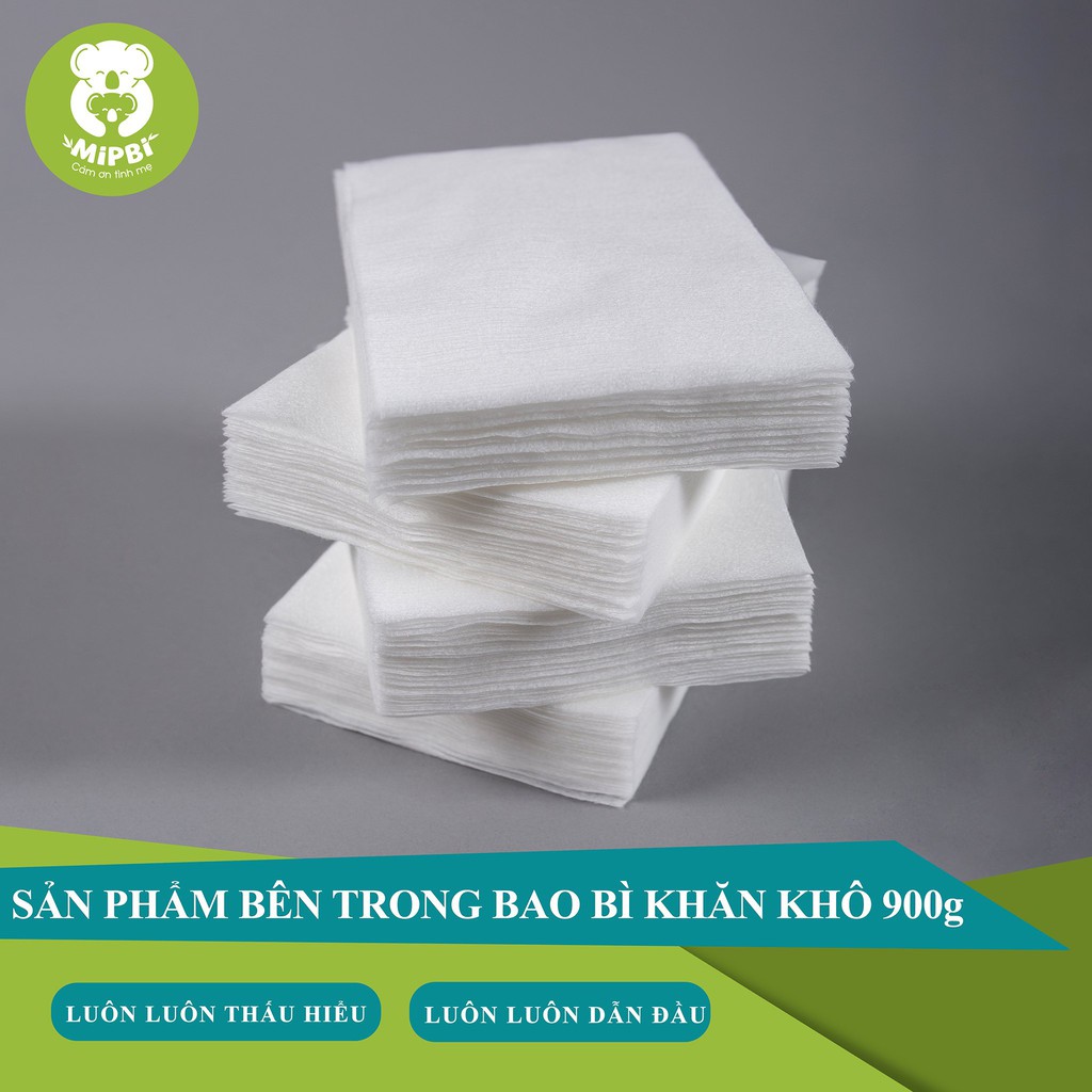 Khăn khô đa năng Mipbi 260g/300g/600g/900g chính hãng