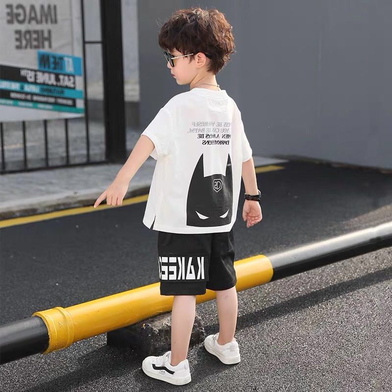 Set Bộ Quần Áo Cho Bé Trai Tay Lửng 2 Màu  - Mã BM