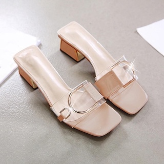 Dép guốc 5 phân Quai ngang mica có khoá