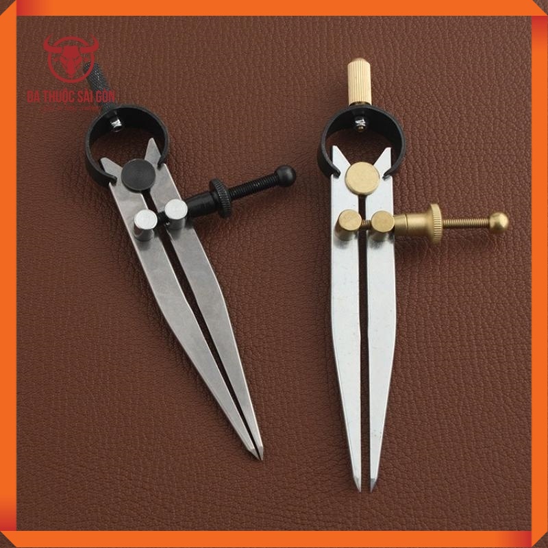 Compa lấy dấu cao cấp - bộ dụng cụ làm da thủ công - Da Thuộc Sài Gòn - COMPA02-SAT