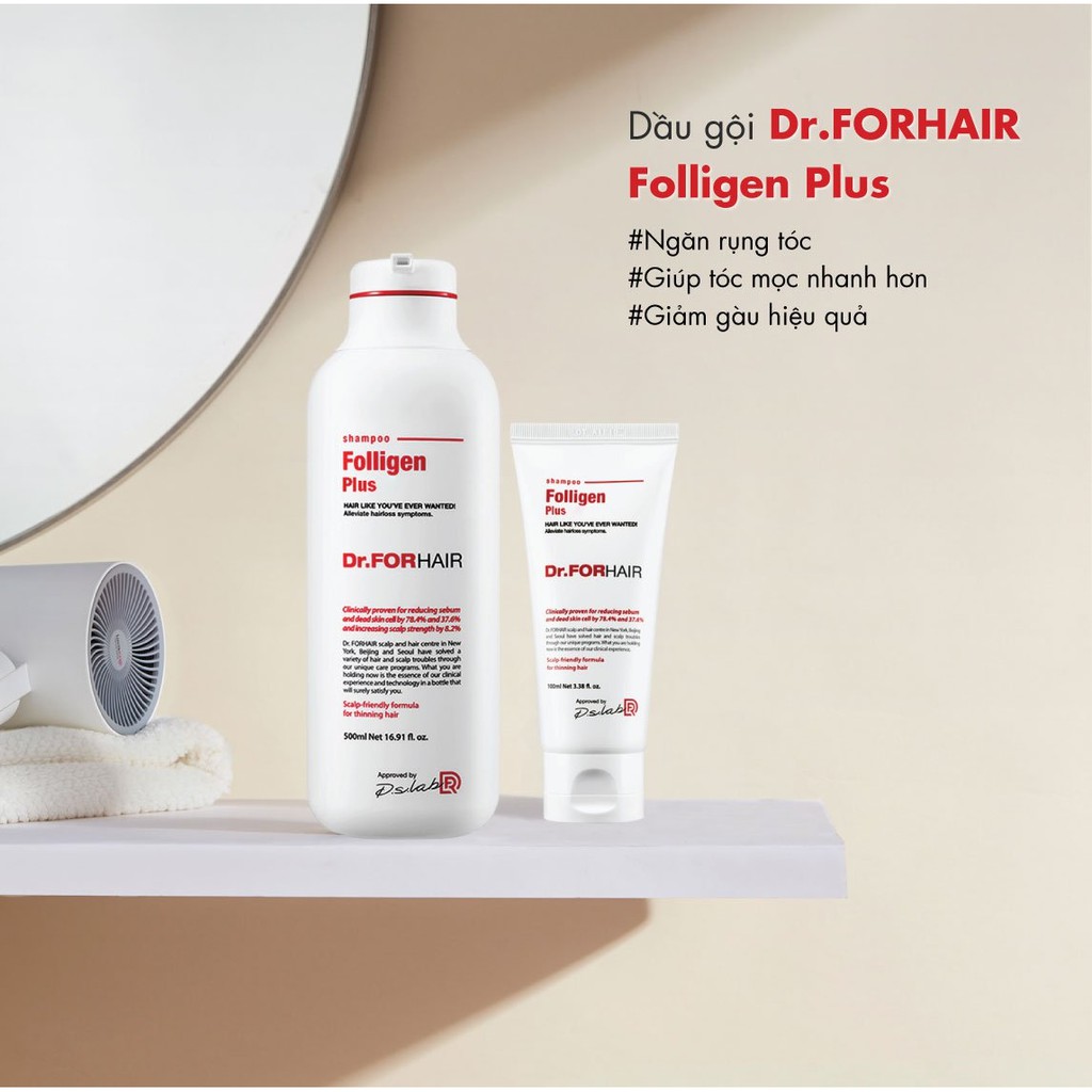 Dầu gội đầu giảm/ngăn rụng tóc, gàu ngứa Dr.FORHAIR dược liệu kích thích mọc tóc | BigBuy360 - bigbuy360.vn