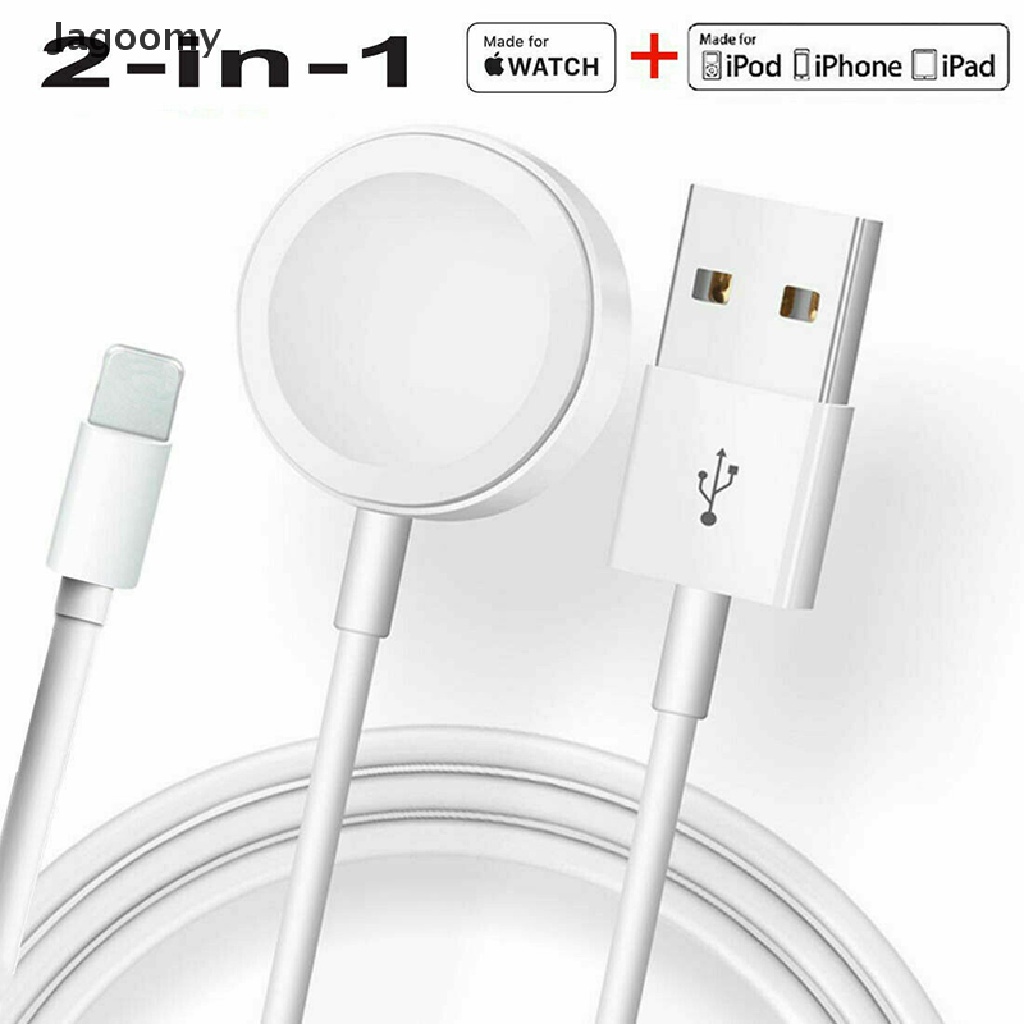 Đế sạc nam châm 2 trong 1 cho iWatch 5/4/3/2/1 iPhone 11/XR/XS