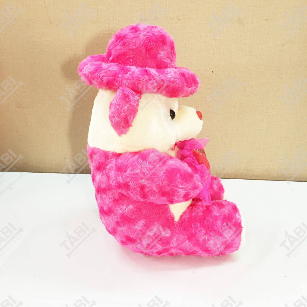 [Hình Shop Chụp] Gấu Bông Đội Nón Cao 40cm - Thú Nhồi Bông Đội Nón Siêu Cute