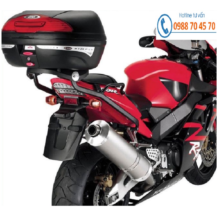 [ CÔNG DỤNG ] Thùng đựng đồ xe máy Givi E450N SIMPLY II 45Lít Monolock System Technology Tặng đế đệm Hàng chính hãng