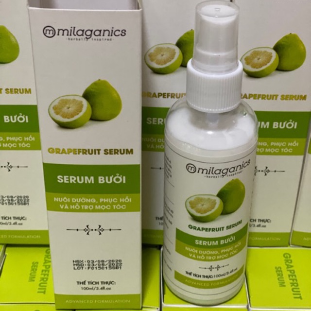 Serum Bưởi Kích Thích Mọc Tóc, Ngăn Rụng Tóc 100ml