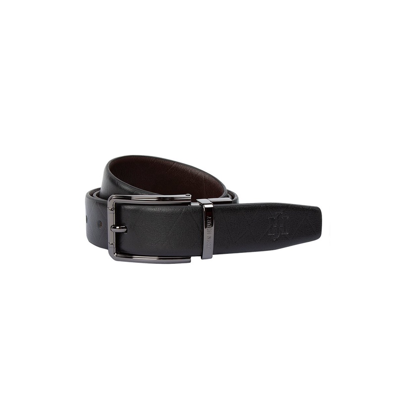 Thắt lưng nam da bò đầu kim xoay , chất liệu 100% da thật John Henry - BE22SS16-RE