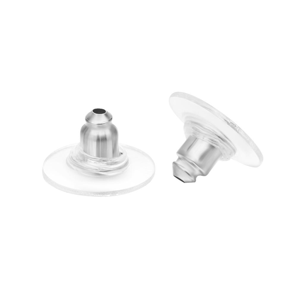 Bộ 100 Nút Chặn Mặt Sau Dùng Làm Trang Sức