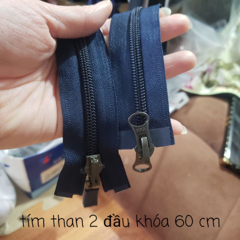 Dây khoá áo khoác dài 45 cm đến 100 cm