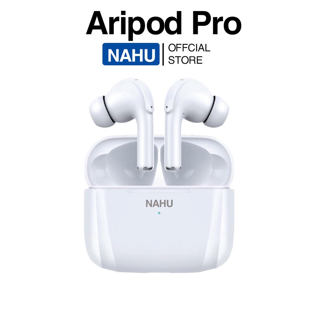 Tai Nghe Bluetooth AP Pro Chính Hãng NAHU Nhét Tai Không Dây Gaming Ko Dây Giá rẻ Màu Trắng Chống Ồn Lỗi 1 Đổi 1