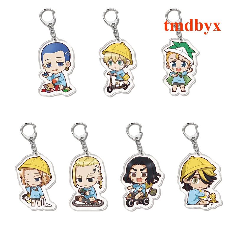 Tmdbyx Móc Khóa Hình Nhân Vật Anime Tokyo Revengers Sano Manjirou Hanagaki Takemichi Mitsuya Takashi Matsuno Chifuyu Ryuguji Ken