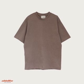 Áo thun Chinlike-Brown Basic Tee 100% cotton 2 chiều 250gsm