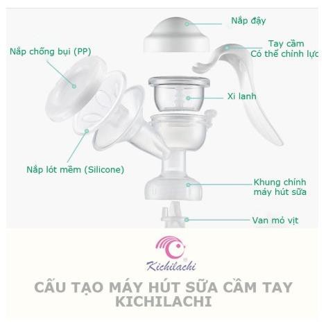 Máy Hút Sữa Cầm Tay Kichilachi, Máy hút sữa đơn tiện lợi ở mọi nơi không cần sử dụng điện, An Toàn, Tiết Kiệm- BabiboKid