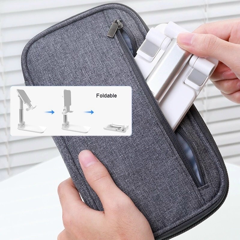 Giá đỡ điện thoại, máy tính gấp gọn chống trơn trượt