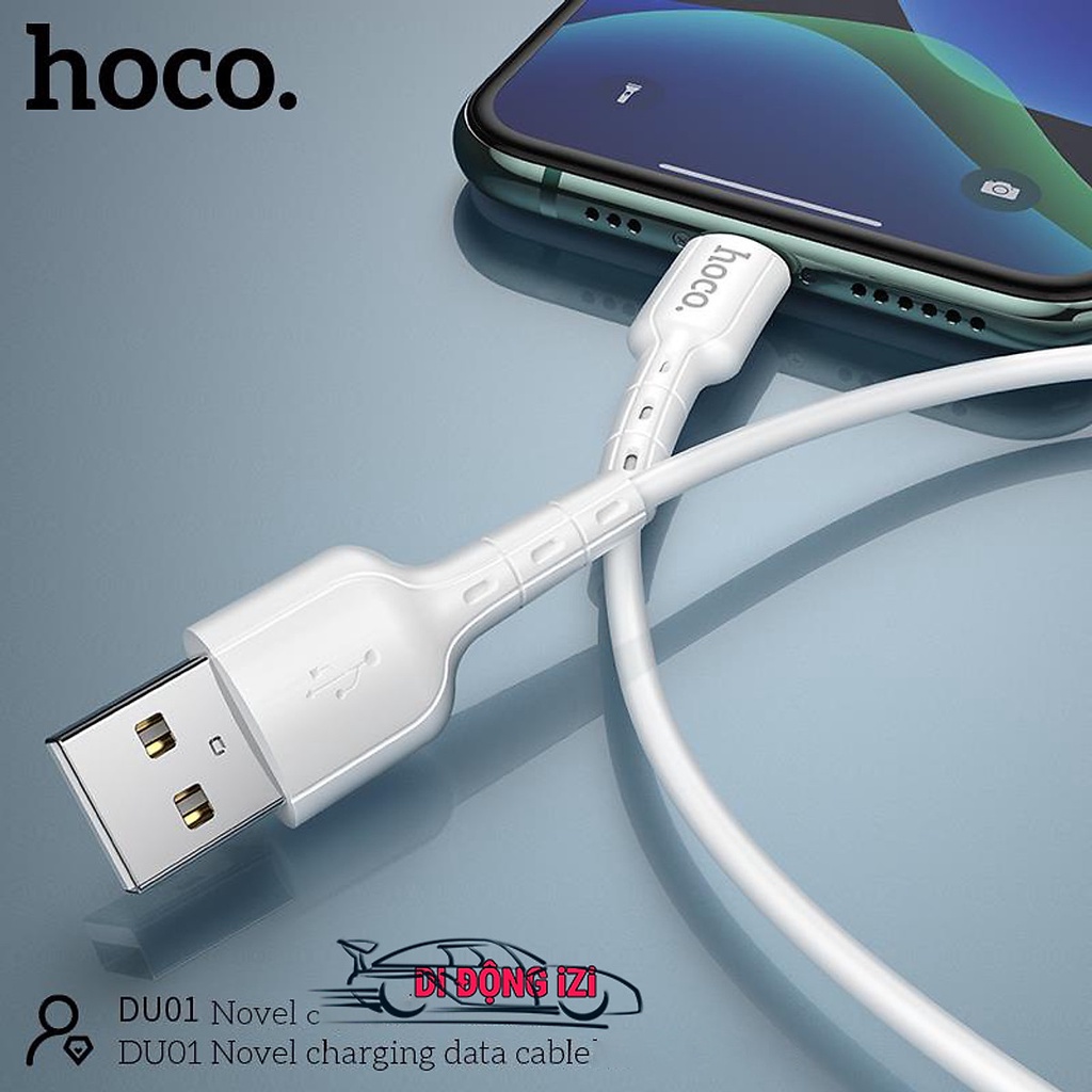 Dây Sạc Hoco DU01 Dây Dài 1m. Cáp Sạc Hoco DU01 Được Làm Từ Dây Nhựa Cứng Cáp, Chống Gãy Gập. Bảo Hành 12 Tháng