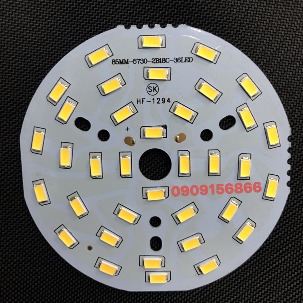 Led vỉ tròn 18w dùng qua chấn lưu