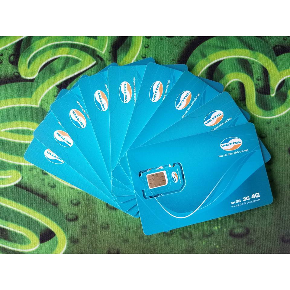SIM VIETTEL GIÁ RẺ NGHE GỌI BÌNH THƯỜNG MUA GÓI 4G PHỤC VỤ CV KHÁC NHAU
