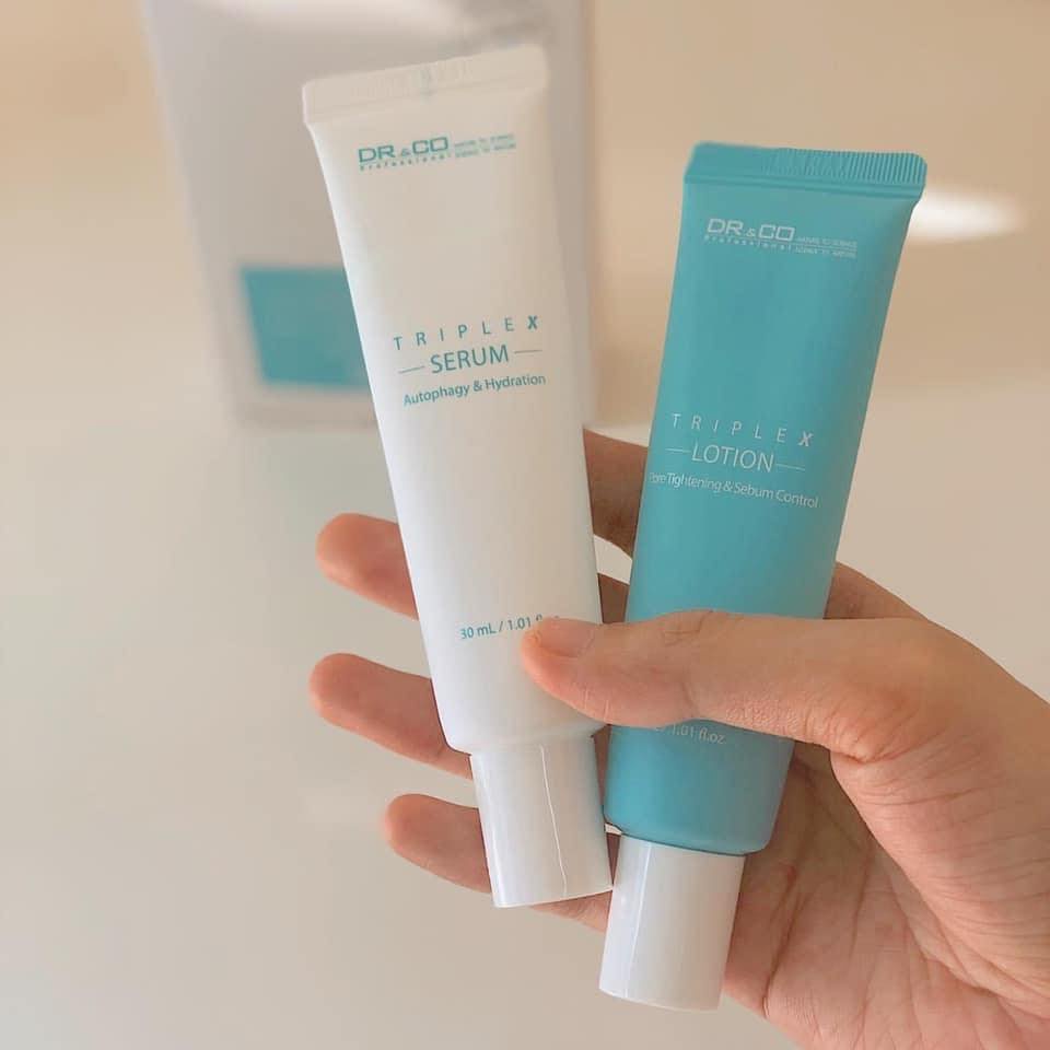 Set dưỡng serum+lotion DR&CO cho da mụn