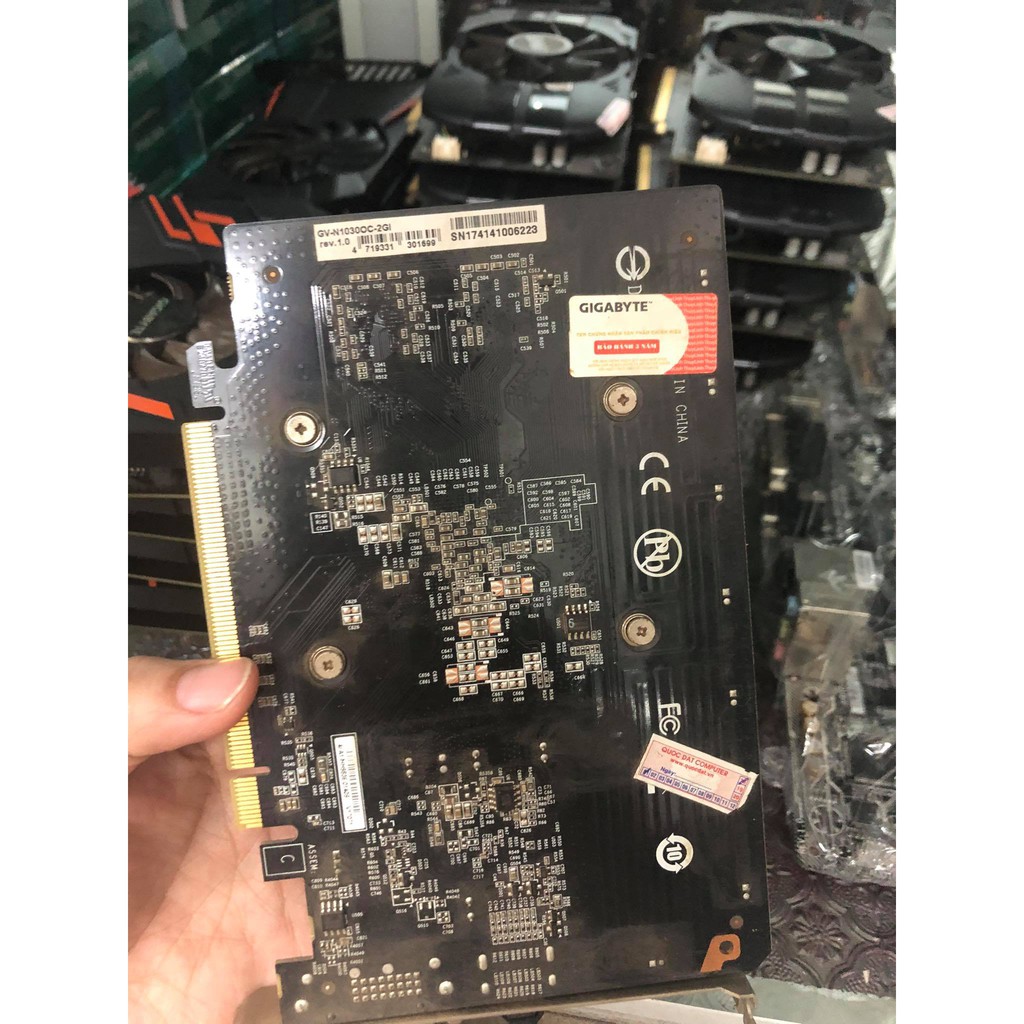 Card màn hình VGA giga GTX 1030 2g,dr5 cũ