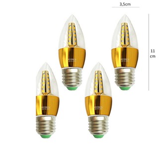 Sét 10 bóng đèn nến tháp led- E127