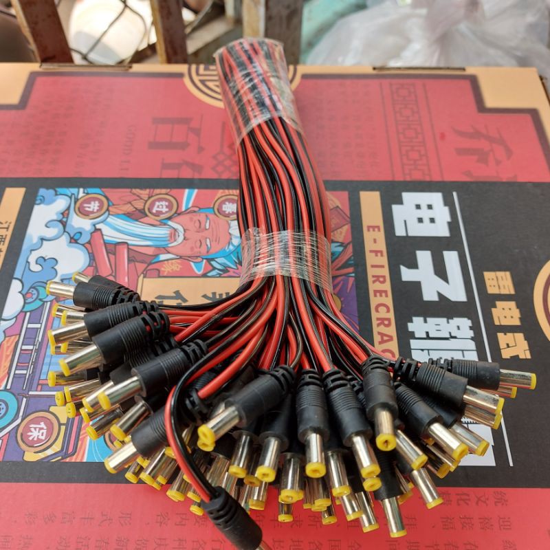 Jack nguồn DC cái đực màu đen dùng cho đèn led và camera | BigBuy360 - bigbuy360.vn