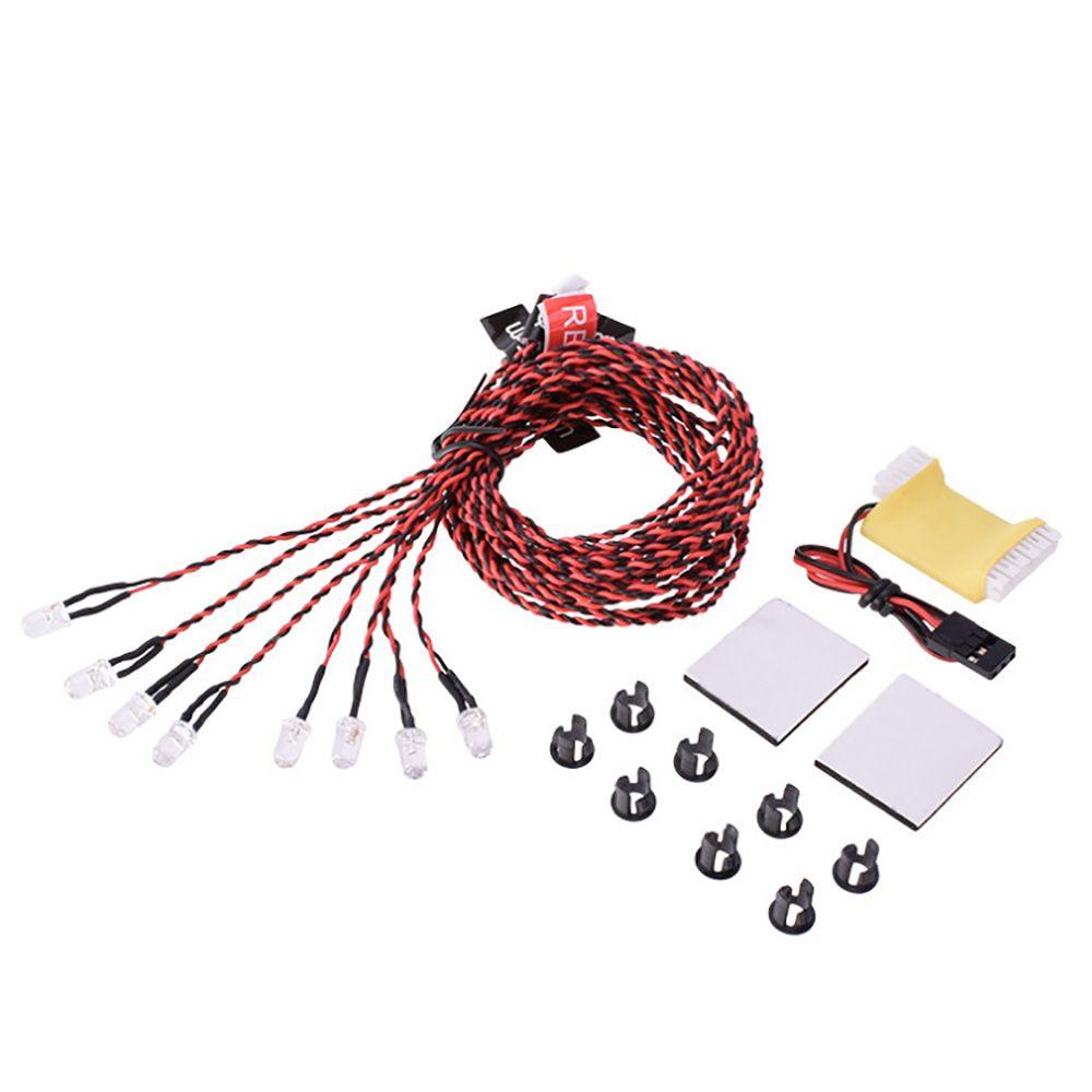 CHOOKEY Bộ Đèn 8 Bóng Chống Va Chạm Điều Khiển Từ Xa