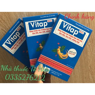Vitap New (Chinh hang) - Dùng Cho Người Huyết Áp Thấp Với Các Biểu Hiện Đau Đầu, Hoa Mắt, Chóng Mặt | Giúp Bổ Khí Huyết