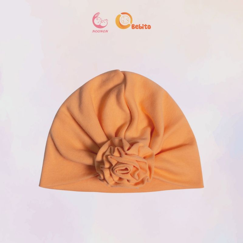 Mũ Băng Đô Hoa Hồng Cho Bé - Turban Siêu Xinh - Nón Turban Bé Gái Cao Cấp