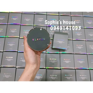 ( LOTTE DUTYFREE )  CUSHION KLAVUU : Xám (da dầu) / Xanh biển ( da khô)