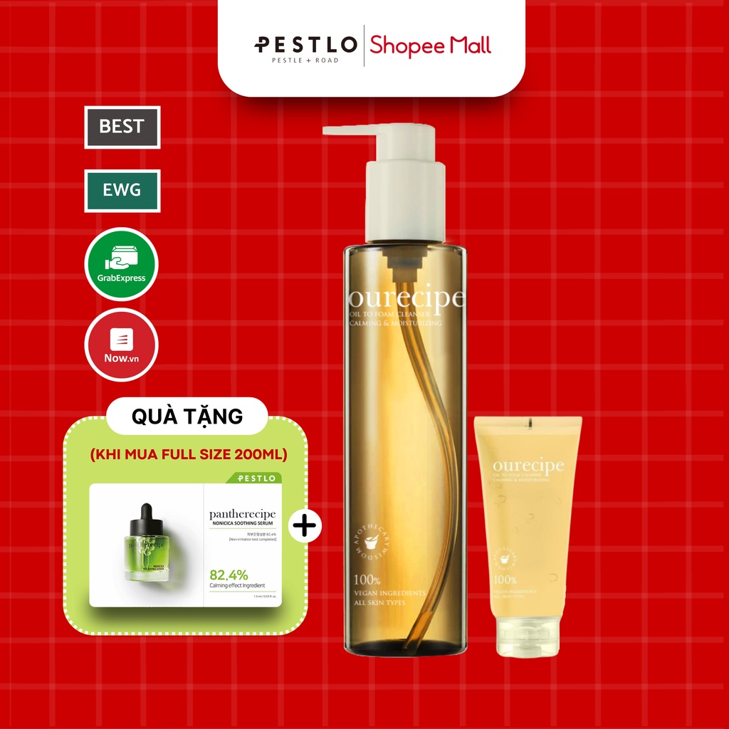 Sữa rửa mặt PESTLO Oil To Foam Cleanser