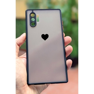 Ốp Lưng Viền Dẻo Trái Tim, Bảo Vệ Camera SAMSUNG Note 8/Note 9/Note 10/Note 10 Plus/Note 20/Note 20 FE/Note 20 Ultra