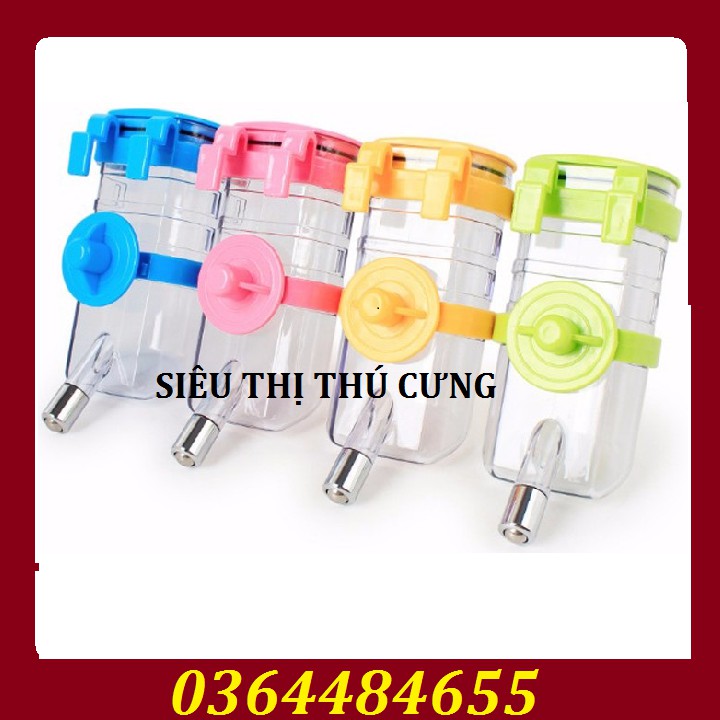 BÌNH UỐNG NƯỚC GẮN CHUỒNG CHO CHÓ MÈO