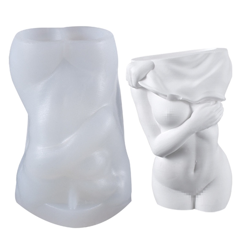 Khuôn Silicone Làm Nến Cơ Thể Người 3D DIY # 2