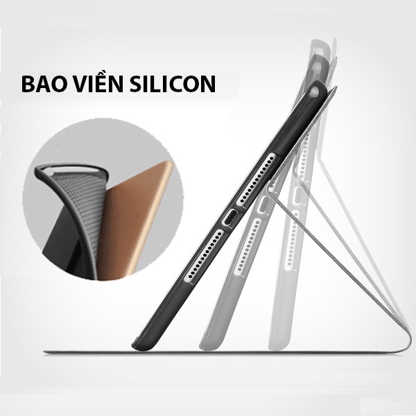 [Viền Silicone] Bao Da iPad Japan Style Mèo Xinh (P4) | BigBuy360 - bigbuy360.vn