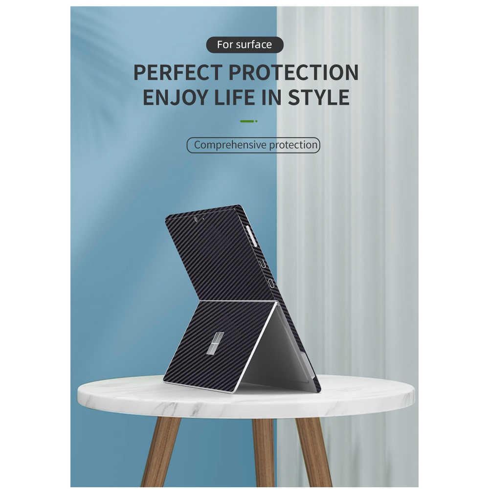 Miếng Dán Bảo Vệ Lưng Máy Microsoft Surface Pro 7 / 6 / 5 / 4 / 3 Surface Pro X Pro 8 Pro 9 GO 2 Bằng Chất Liệu vinyl