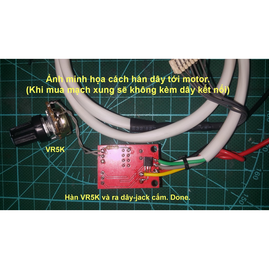 Mạch tạo xung clock điều khiển motor không chổi than BLDC, được mod từ mạch NE555 chạy được áp 6-24Vdc.